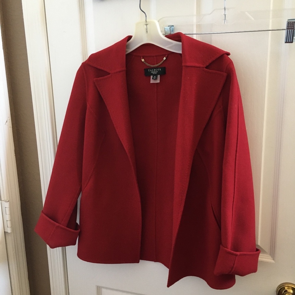 Ladies Talbots wool jacket 6p